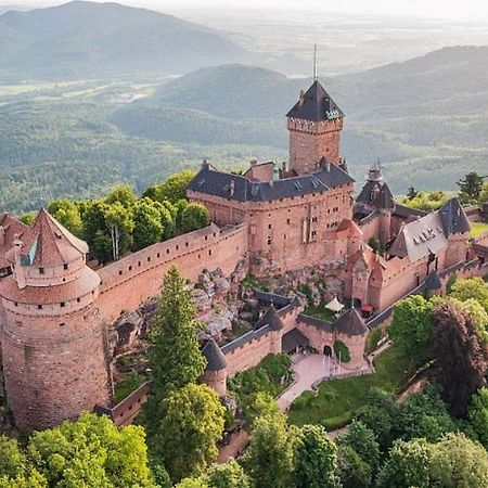 Au Pied Du Chateau Orschwiller Eksteriør bilde